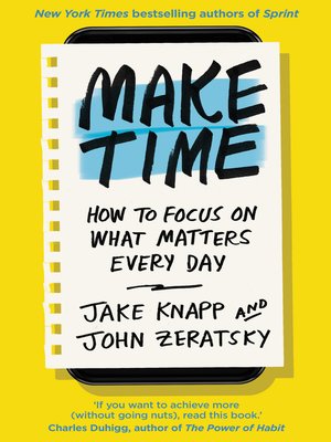 cover image of Make Time